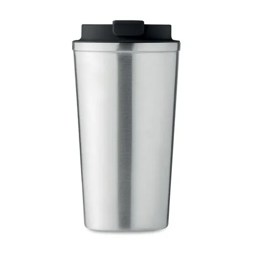 Vaso de acero inoxidable doble pared sin fugas ref MO6579 - Back Plata Mate