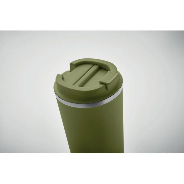 Vaso de acero inoxidable doble pared sin fugas ref MO6579 - Back Verde Oscuro