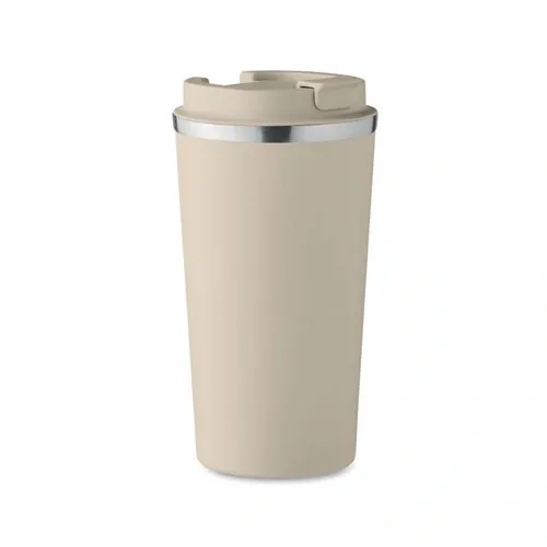 Vaso de acero inoxidable doble pared sin fugas ref MO6579 - Beig