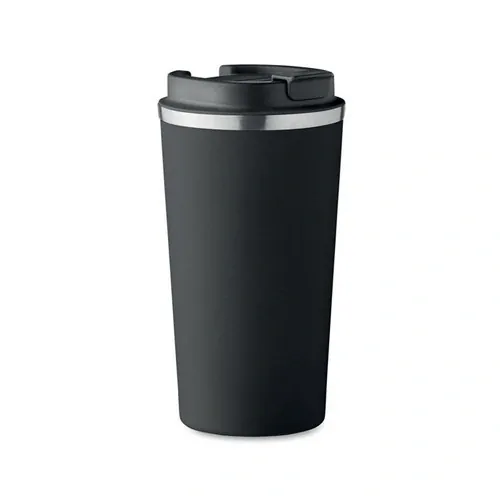 Vaso de acero inoxidable doble pared sin fugas ref MO6579 - Front Negro