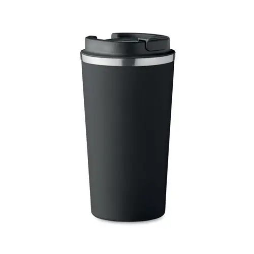 Vaso de acero inoxidable doble pared sin fugas ref MO6579 - Negro