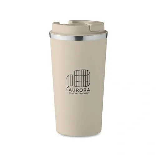 Vaso de acero inoxidable doble pared sin fugas ref MO6579 - Printed Beig