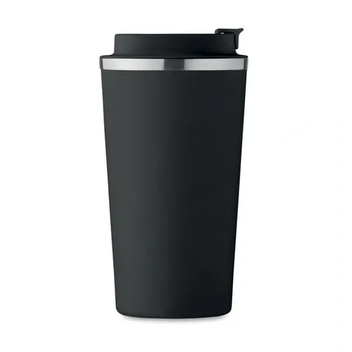 Vaso de acero inoxidable doble pared sin fugas ref MO6579 - Side Negro