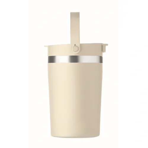 Vaso de doble pared Cozycup 350 ml resistente y personalizable ref MO2922 - 03 Marr╨▓N