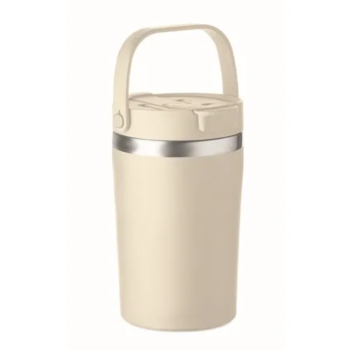 Vaso de doble pared Cozycup 350 ml resistente y personalizable ref MO2922 - Front Marr╨▓N