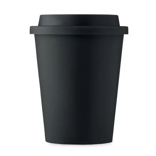 Vaso de doble pared con boquilla para beber 300 ml ref MO6582 - Back Negro