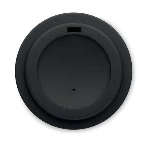 Vaso de doble pared con boquilla para beber 300 ml ref MO6582 - Top Negro