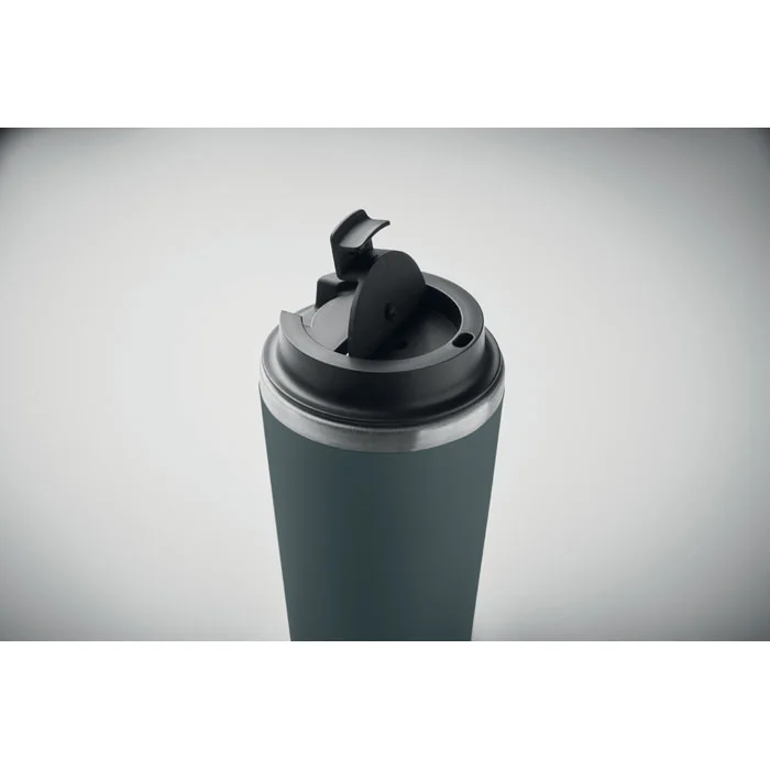 Vaso doble pared antifugas acero reciclado ref MO2572 - Back Petroleo