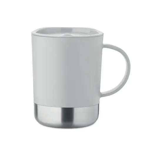 Vaso de PP pared simple 300 ml personalizable y ecológico ref MO2772 - Gris