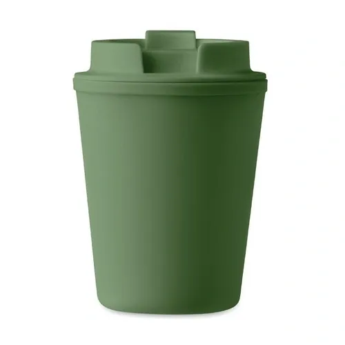 Vaso doble pared con tapa y ranura para beber ref MO6866 - Back Verde Oscuro