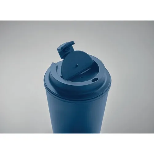 Vaso doble pared con tapa y ranura para beber ref MO6866 - Item Detail Picture Azul