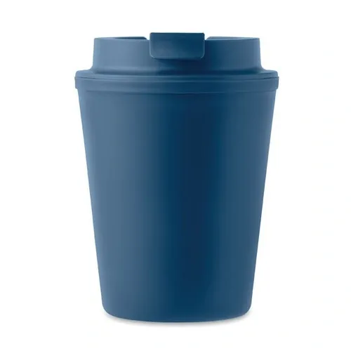 Vaso doble pared con tapa y ranura para beber ref MO6866 - Open Azul