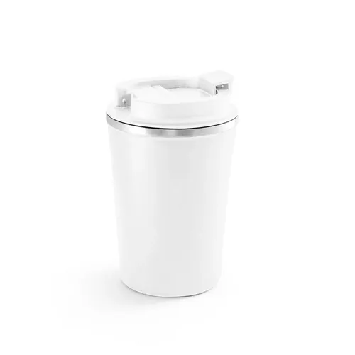 Vaso de viaje aislado al vacío duradero ref 94772 - Blanco 01