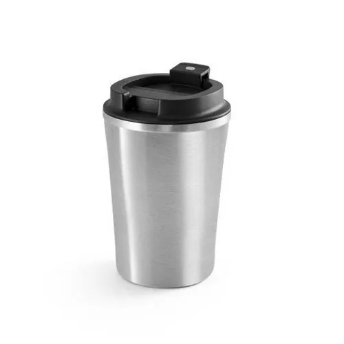 Vaso de viaje aislado al vacío duradero ref 94772 - Cromado Satinado