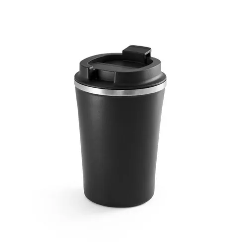 Vaso de viaje aislado al vacío duradero ref 94772 - Negro