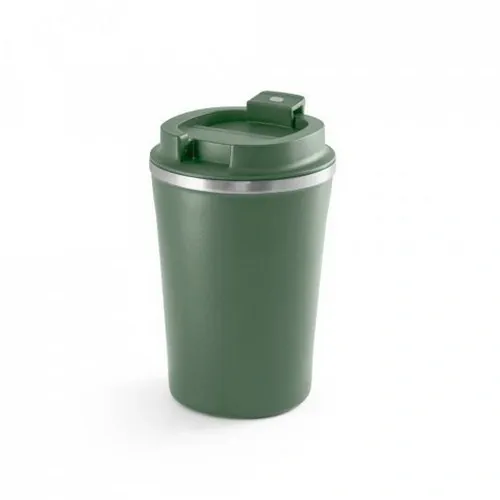 Vaso de viaje aislado al vacío duradero ref 94772 - Verde Militar