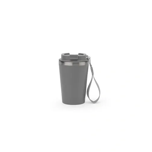 Vaso de viaje hermético de acero inoxidable mate ref 94377 - Gris