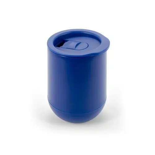 Vaso de viaje ADLINGTON personalizable con doble pared ref 94385 - Azul Back