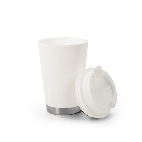 Vaso de viaje a prueba de fugas personalizable para ti ref 94386 - Blanco