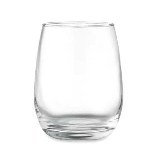 Vaso de vidrio reciclado 420 ml ecológico ref MO6657 - Front Transparente