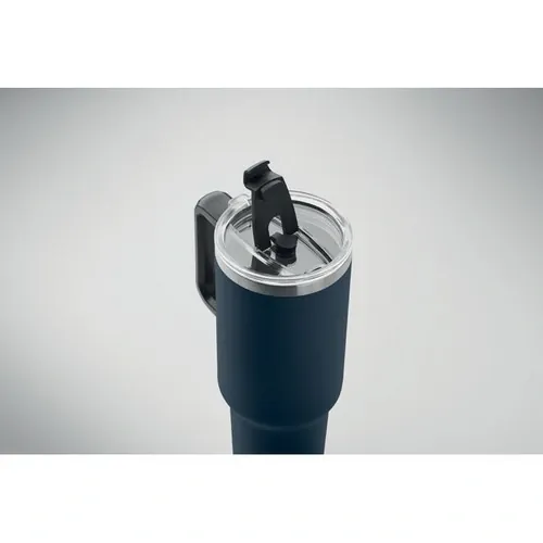 Vaso de acero inoxidable reciclado con tapa y pajita ref MO2327 - 5 French Marino
