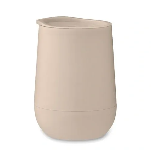 Vaso doble pared con cierre deslizante para beber ref MO2444 - Beig
