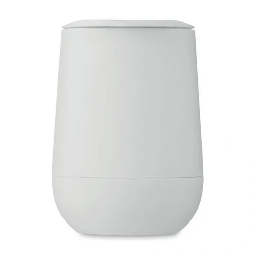 Vaso doble pared con cierre deslizante para beber ref MO2444 - Blanco 1