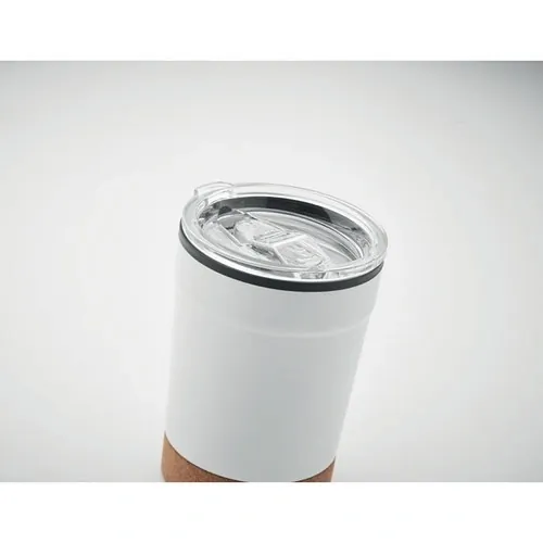 Vaso de acero inoxidable con doble pared y orificio deslizante ref MO2187 - Item Detail Picture Plata Mate