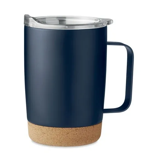 Vaso de acero inoxidable doble pared con tapa deslizante ref MO6533 - French Marino