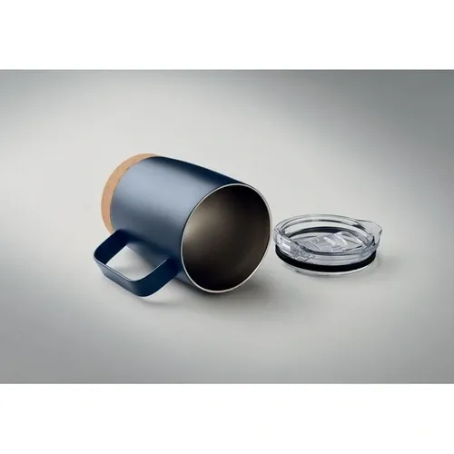 Vaso de acero inoxidable doble pared con tapa deslizante ref MO6533 - Item Detail Picture French Marino