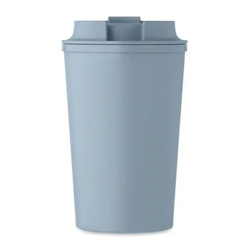 Vaso de doble pared de maíz PLA con tapa reciclada ref MO2310 - Top Petroleo