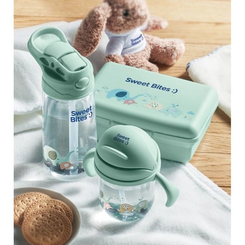 Vaso para bebés Tritan 250 ml sin derrames ref MO2330