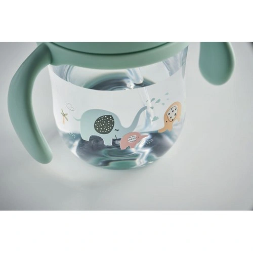 Vaso para bebés Tritan 250 ml sin derrames ref MO2330