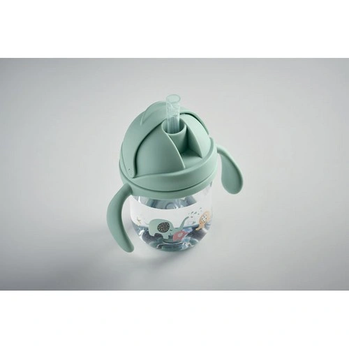 Vaso para bebés Tritan 250 ml sin derrames ref MO2330