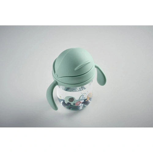 Vaso para bebés Tritan 250 ml sin derrames ref MO2330