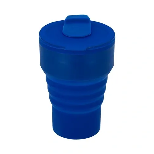 Vaso plegable Roric personalizable para fácil almacenamiento ref 22405 - Azul