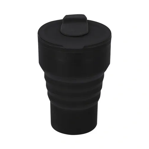 Vaso plegable Roric personalizable para fácil almacenamiento ref 22405 - Negro