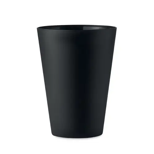 Vaso PP reutilizable translucido 300 ml ref MO6375 - Negro
