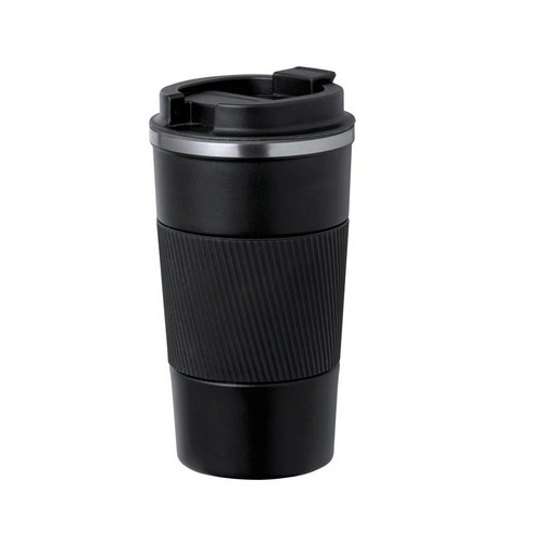 Vaso térmico acero inox con dosificador y base antideslizante ref DR28