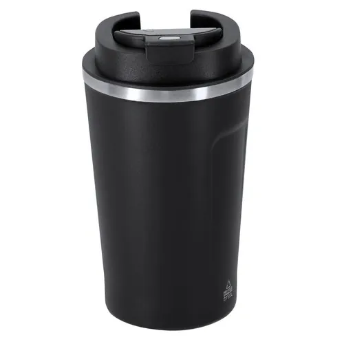Vaso Térmico Acero Inoxidable 400ml con Medidor Táctil ref 21980 - Negro