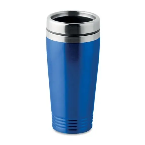 Vaso de viaje acero inoxidable doble capa 400 ml ref MO9618 - Azul Royal