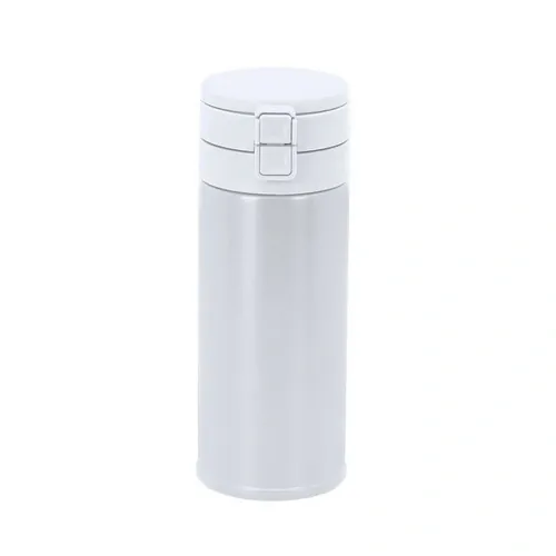 Vaso térmico Felisse personalizable con doble pared y tapa ref 22363 - Blanco