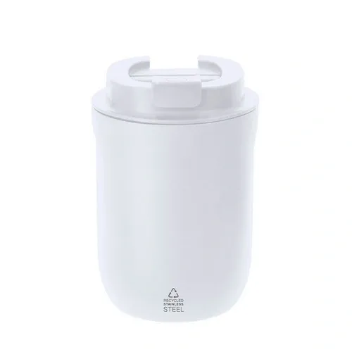 Vaso térmico Funcol 250 ml personalizable y ecológico ref 22401 - Blanco