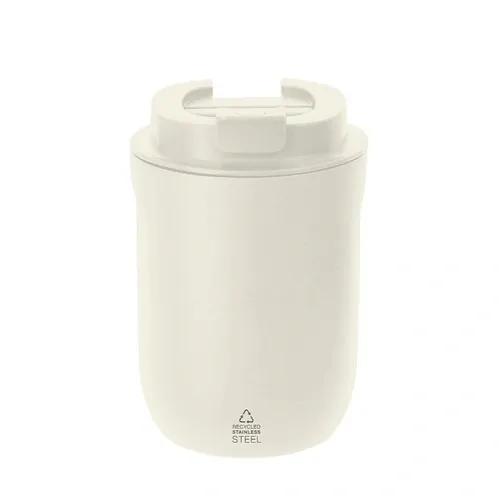 Vaso térmico Funcol 250 ml personalizable y ecológico ref 22401 - Natural
