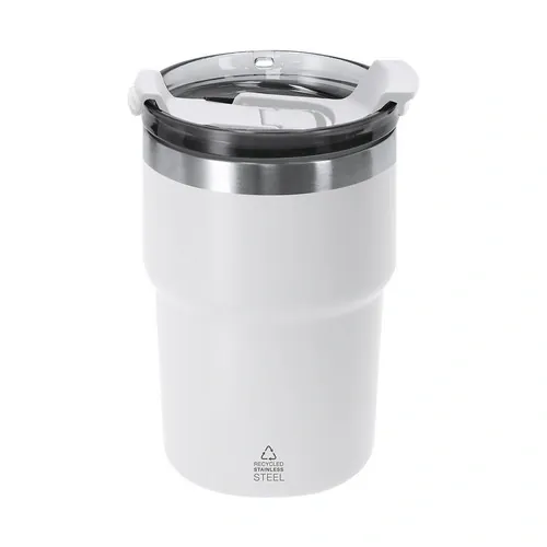 Vaso térmico Laplux personalizable con tapa hermética ref 22394 - Blanco