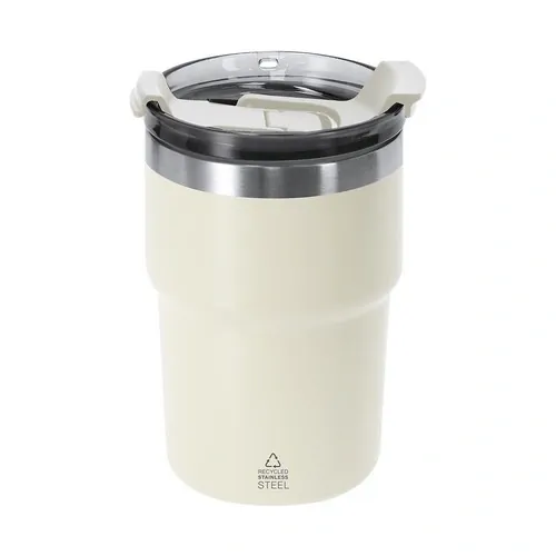 Vaso térmico Laplux personalizable con tapa hermética ref 22394 - Natural