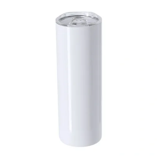 Vaso térmico Mizu 600ml personalizable para tu bebida favorita ref 22041 - Blanco