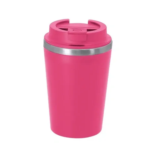 Vaso térmico Relanor personalizable con tapa hermética ref 22175 - Fucsia