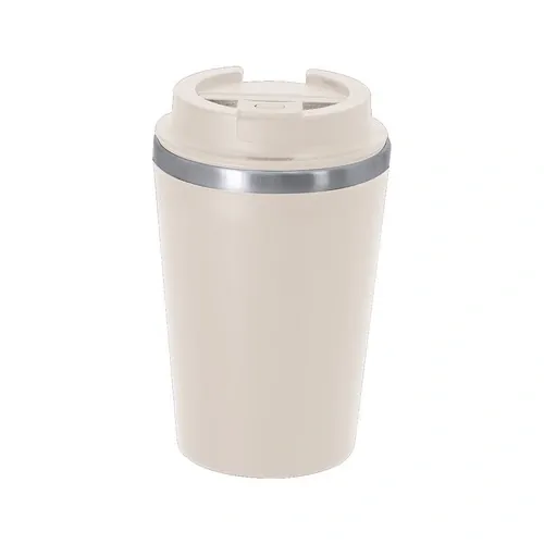 Vaso térmico Relanor personalizable con tapa hermética ref 22175 - Natural