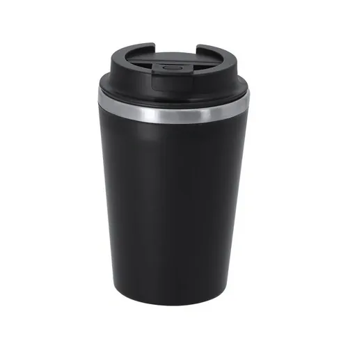 Vaso térmico Relanor personalizable con tapa hermética ref 22175 - Negro